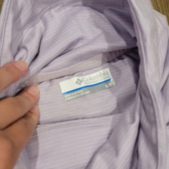 Columbia Women's Piney Ridege Long Sleeve Omni Wick Purple Top Size Small - Picture 4 of 5